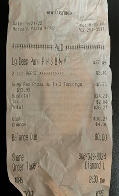 Marco's Pizza by null