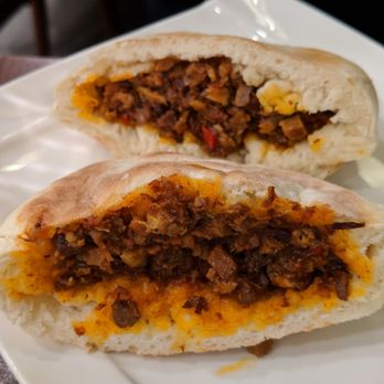 Dunhuang - Hamburger in bread yum - Chinese Near Me - Edison, New Jersey