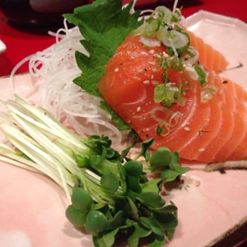 Moto Sushi - Salmon sashimi "Sake" - Japanese Near Me - Glendale, California Moto Sushi - Salmon sashimi "Sake" - Japanese Near Me - Glendale, California