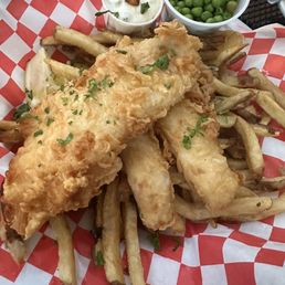 The fish and chips The fish and chips
