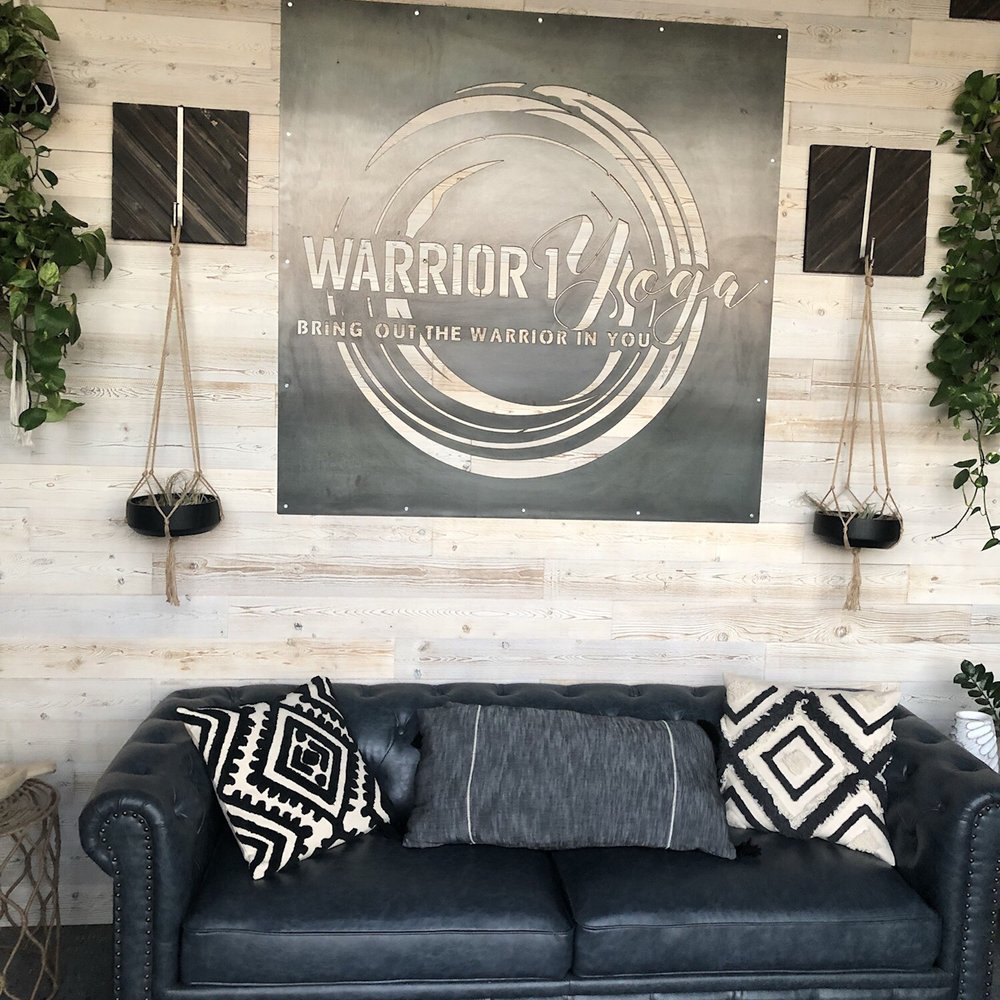 Warrior 1 Yoga - Very cute seating area as you walk in the studio. Love it!! - Yoga Near Me - Bakersfield, California Warrior 1 Yoga - Very cute seating area as you walk in the studio. Love it!! - Yoga Near Me - Bakersfield, California