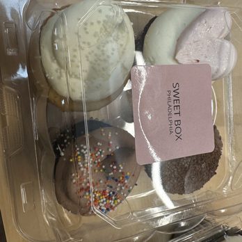 Sweet Box Cupcakes - Red Velvet Cupcake, brownie batter, chocolate ganache, vanilla - Bakeries Near Me - Philadelphia, Pennsylvania Sweet Box Cupcakes - Red Velvet Cupcake, brownie batter, chocolate ganache, vanilla - Bakeries Near Me - Philadelphia, Pennsylvania