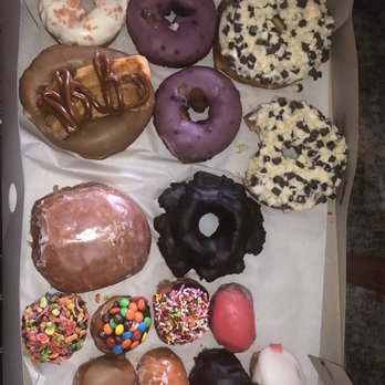 Randy's Donuts - Chocolate Old Fashioned Maple Raised with Churros Blueberry Iced Cake - Donuts Near Me - Torrance, California Randy's Donuts - Chocolate Old Fashioned Maple Raised with Churros Blueberry Iced Cake - Donuts Near Me - Torrance, California
