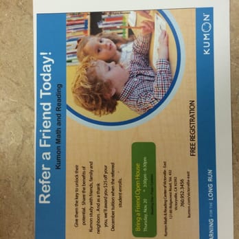 Kumon Math and Reading Center of Victorville - East - Refer a friend!!! - Tutoring Centers Near Me - VICTORVILLE, California Kumon Math and Reading Center of Victorville - East - Refer a friend!!! - Tutoring Centers Near Me - VICTORVILLE, California