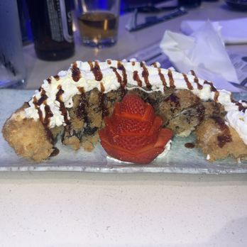 Seawhip Sushi Bar - Tempura Strawberry Cheesecake Roll - Sushi Bars Near Me - Dunedin, Florida Seawhip Sushi Bar - Tempura Strawberry Cheesecake Roll - Sushi Bars Near Me - Dunedin, Florida