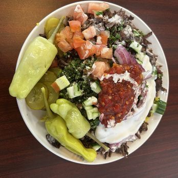 Arabian Bites - Beef Shawarma Bowl - Middle Eastern Near Me - Albuquerque, New Mexico Arabian Bites - Beef Shawarma Bowl - Middle Eastern Near Me - Albuquerque, New Mexico