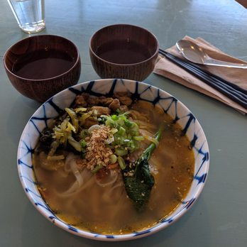 Urban Burma - Shan noodles and complimentary black tea - Burmese Near Me - Aurora, Colorado Urban Burma - Shan noodles and complimentary black tea - Burmese Near Me - Aurora, Colorado