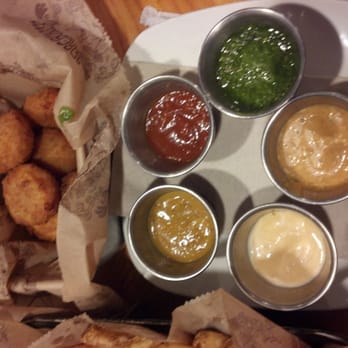 Bareburger - Murray Hill - Sweet potato croqs are highly recommended. They go great with chipotle mayo and smoked paprika mayo sauces. - Burgers Near Me - New York, New York Bareburger - Murray Hill - Sweet potato croqs are highly recommended. They go great with chipotle mayo and smoked paprika mayo sauces. - Burgers Near Me - New York, New York