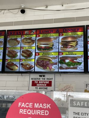 Menu photo 1 Thomas Hamburgers Marina Del Rey, CA