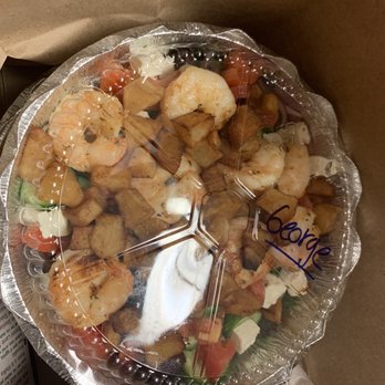Sparta Taverna - George salad with shrimp - Greek Near Me - Wood-Ridge, New Jersey Sparta Taverna - George salad with shrimp - Greek Near Me - Wood-Ridge, New Jersey