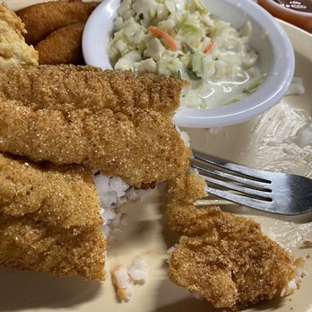 The Ark - Fried catfish fillets-yum - Seafood Near Me - Riverside, Alabama