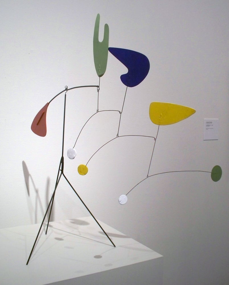 Photo of McNay Art Museum - San Antonio, TX, United States. Alexander Calder; Standing Mobile; circa 1940; steel wire, painted aluminum