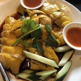 Nyonya - 1/2 Hainanese chicken - Malaysian Near Me - New York, New York