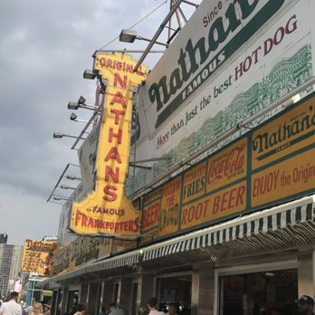 Nathan's Famous - Outside - Hot Dogs Near Me - Brooklyn, New York Nathan's Famous - Outside - Hot Dogs Near Me - Brooklyn, New York