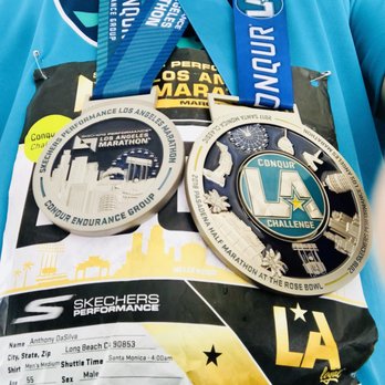 Los Angeles Marathon - Conqur Endurance Group is the gold standard with the Finisher Medals for their races. #LARR #werunLA - Races & Competitions Near Me - Los Angeles, California