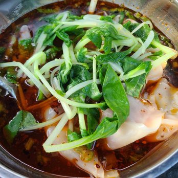 XLB Kitchen - Spicy wontons. - Szechuan Near Me - Cupertino, California XLB Kitchen - Spicy wontons. - Szechuan Near Me - Cupertino, California