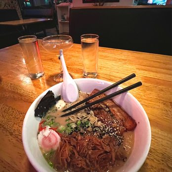 Alkaline - Tonkotsu Ramen with Braised Pork Belly daiquiri - Ramen Near Me - Norfolk, Virginia Alkaline - Tonkotsu Ramen with Braised Pork Belly daiquiri - Ramen Near Me - Norfolk, Virginia