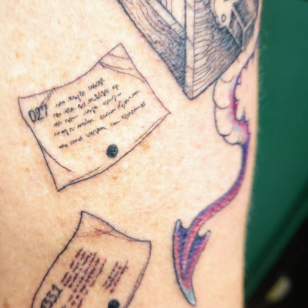 Eternal Tattoos - Only cards and tail should show with a short sleeve shirt - Tattoo Near Me - Livonia, Michigan Eternal Tattoos - Only cards and tail should show with a short sleeve shirt - Tattoo Near Me - Livonia, Michigan