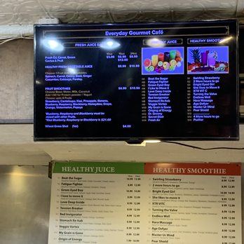 Everyday Gourmet Deli - Smoothie Menu 1 as of November 2021 - Delis Near Me - New York, New York Everyday Gourmet Deli - Smoothie Menu 1 as of November 2021 - Delis Near Me - New York, New York