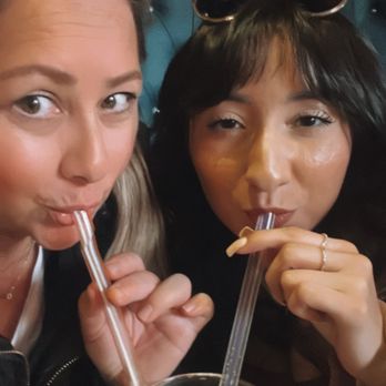 High Roller Tiki Lounge - With the daughter in law indulging in the mermaid ‍ - Tiki Bars Near Me - Solvang, California