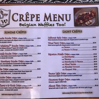 The Zebra-Striped Whale - Crepe n ' Belgian Waffles - Coffee & Tea Near Me - Newtown, Pennsylvania