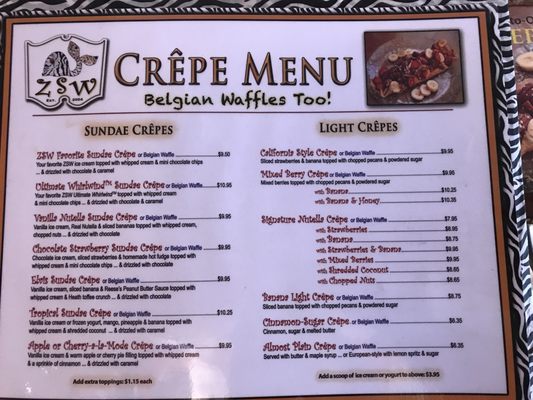 Menu photo 1 The Zebra-Striped Whale Newtown, PA