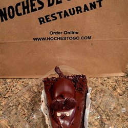Noches de Colombia - Chocolate Mousse Cake Slice $6.76 (04/08/25). @NochesDeColombia #JerseyCity #ColombianFood #FoodPorn