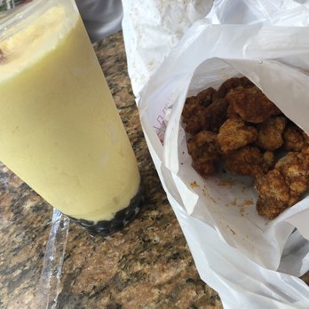 Tapioca And Tea - Large mango snow bubble and popcorn chicken - Coffee & Tea Near Me - Elk Grove, California Tapioca And Tea - Large mango snow bubble and popcorn chicken - Coffee & Tea Near Me - Elk Grove, California