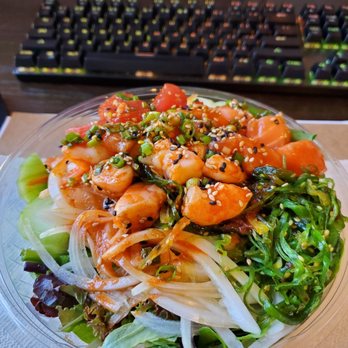 Poke Bros - The Duke- 1/2 sushi rice 1/2 salad - Poke Near Me - Franklin, Tennessee Poke Bros - The Duke- 1/2 sushi rice 1/2 salad - Poke Near Me - Franklin, Tennessee