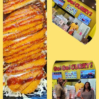 Go Go Curry Newark - a man and a woman standing in front of a food stand - Japanese Curry Near Me - Newark, New Jersey Go Go Curry Newark - a man and a woman standing in front of a food stand - Japanese Curry Near Me - Newark, New Jersey