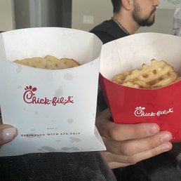 And we paid for these fries??? Pretty sure we got the equivalent of 1 fry. So disappointed. And we paid for these fries??? Pretty sure we got the equivalent of 1 fry. So disappointed.