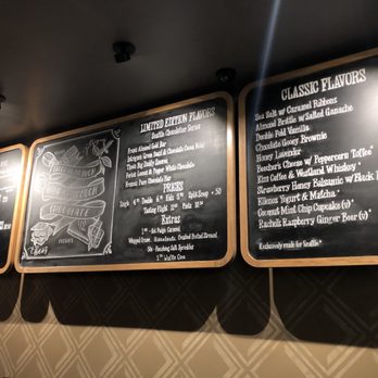 Salt & Straw - Menu board. - Ice Cream & Frozen Yogurt Near Me - Seattle, Washington