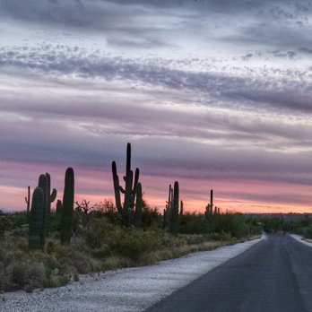 Sabino Canyon - Sabino Canyon's main road at sunset - Parks Near Me - Tucson, Arizona Sabino Canyon - Sabino Canyon's main road at sunset - Parks Near Me - Tucson, Arizona