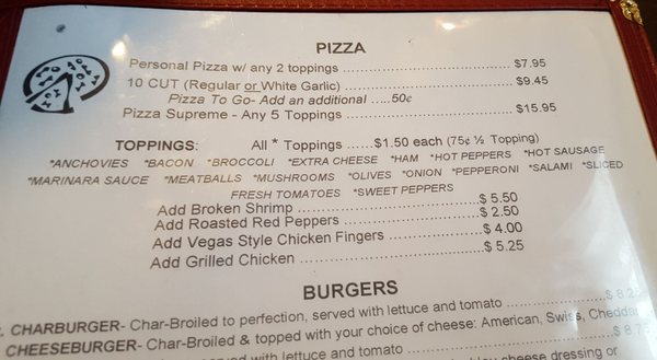Menu photo 5 Ralph's Tavern Albany, NY