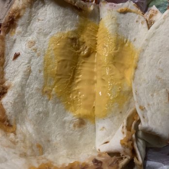 Taco Bell - So called 5 layer burrito. But there's hardly nothing in it. And it's beyond cold. - Fast Food Near Me - Hayward, California