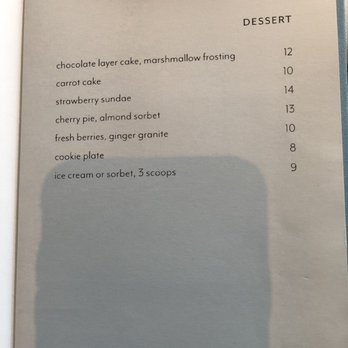 Skyhigh - Menu desserts - Bars Near Me - Philadelphia, Pennsylvania