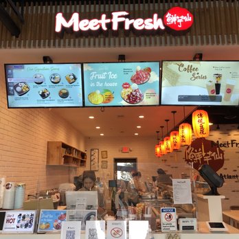 Meet Fresh - The order counter, complete with loudspeaker. - Desserts Near Me - Atlanta, Georgia Meet Fresh - The order counter, complete with loudspeaker. - Desserts Near Me - Atlanta, Georgia