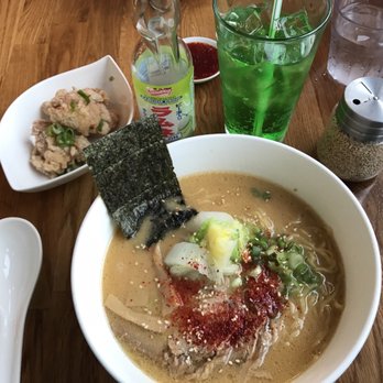 Kokoro Ramen - Miso Ramen with side of chicken karage and Ramune Melon - Ramen Near Me - Vancouver, British Columbia Kokoro Ramen - Miso Ramen with side of chicken karage and Ramune Melon - Ramen Near Me - Vancouver, British Columbia