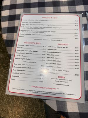 Menu photo 6 Glider Diner Scranton, PA
