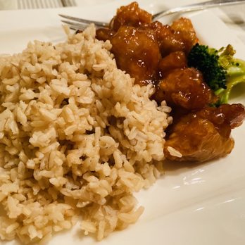 New Blue Sky - General Tso's chicken with brown rice - Chinese Near Me - Garfield, New Jersey