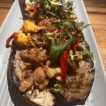 Sophon - Stuffed eggplant - Cambodian Near Me - Seattle, Washington Sophon - Stuffed eggplant - Cambodian Near Me - Seattle, Washington