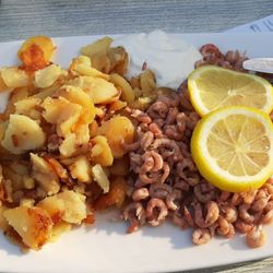 Fischerei-Genossenschaft Neuharlingersiel - Krabben mit Bratkartoffeln