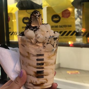 KURIMU - Early grey with oreo crumbs and Mochi - Bubble Tea Near Me - Chicago, Illinois KURIMU - Early grey with oreo crumbs and Mochi - Bubble Tea Near Me - Chicago, Illinois