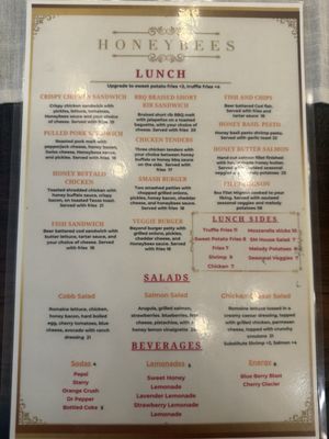 Menu photo 1 Honeybees San Diego, CA Menu photo 1 Honeybees San Diego, CA