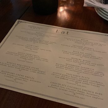 Juniper - Food menu - New American Near Me - Birmingham, Alabama
