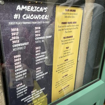 Pike Place Chowder - Pike's list of awards throughout the years - Seafood Near Me - Seattle, Washington Pike Place Chowder - Pike's list of awards throughout the years - Seafood Near Me - Seattle, Washington