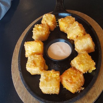 Boulder Tap House - Regular order of cheddar cheese curds. Delicious, huge, plenty to share! - Sports Bars Near Me - Ames, Iowa
