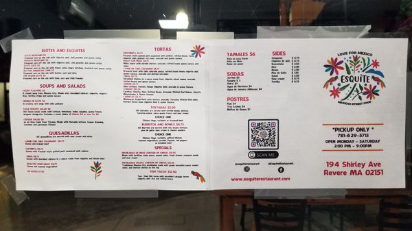 Menu photo 4 Esquite Revere, MA