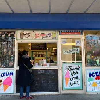 Uncle Louie G - a woman standing in front of an ice cream shop - Ice Cream & Frozen Yogurt Near Me - Brooklyn, New York Uncle Louie G - a woman standing in front of an ice cream shop - Ice Cream & Frozen Yogurt Near Me - Brooklyn, New York