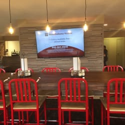 Pizza Hut - New seating area and tv